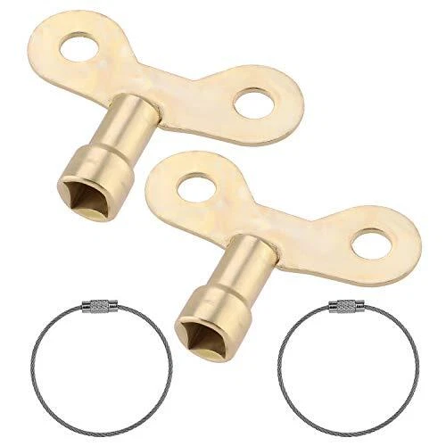 MWOOT 2 Pièces Clé de Robinet Faucet Key avec Porte-clés en Fil,Clé Touches d...