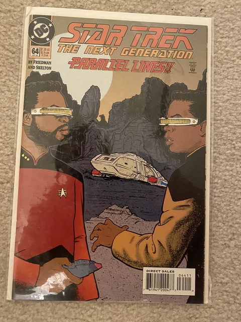 Star Trek The Next Generation #64 Parallel Lines! 1994 DC Comics