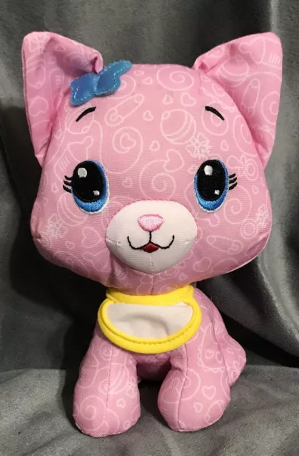 Fisher Price Pink Cat Kitty Kitten Plush 8” Valentine Infant Baby Gift Toy Doll
