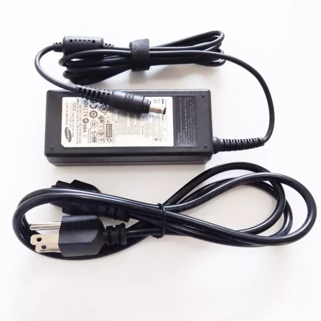 Genuine Power Supply Cord For Samsung Q430-JSB1US NP300E5A NP300V5A NP350U2B 60W