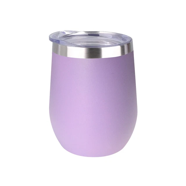 Wine Stainless Steel Tumbler 12oz Sip Lid Vacuum Double Wall Insulated