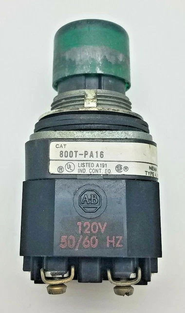 800T-PA16 Allen-Bradley Green Push Button  #8134