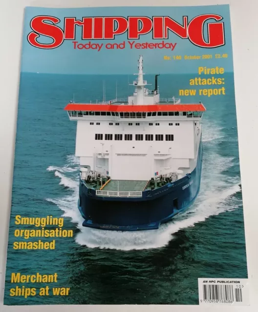 MAGAZINE - Shipping Today And Yesterday Issue #140 Dated October 2001