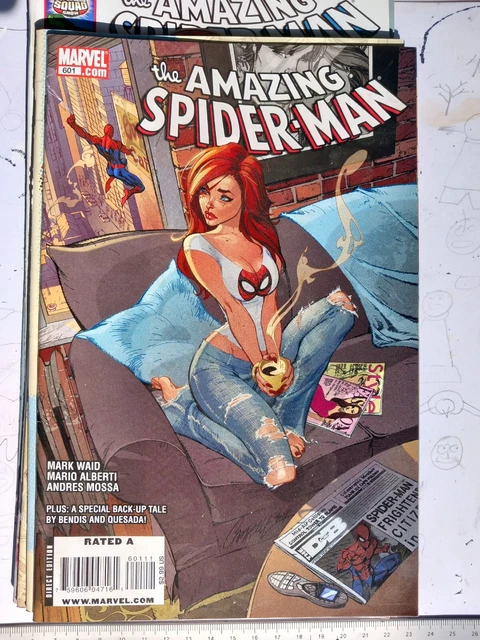 The Amazing Spider-Man 601 Near Mint. 2009. Waid