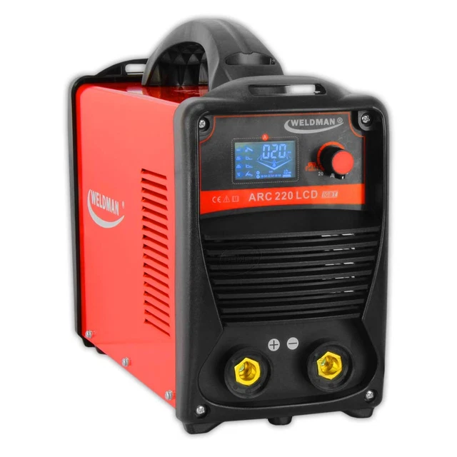 Weldman® ARC 220 LCD SYNERGY Poste à souder soudage 210A MMA 230V ARC 3