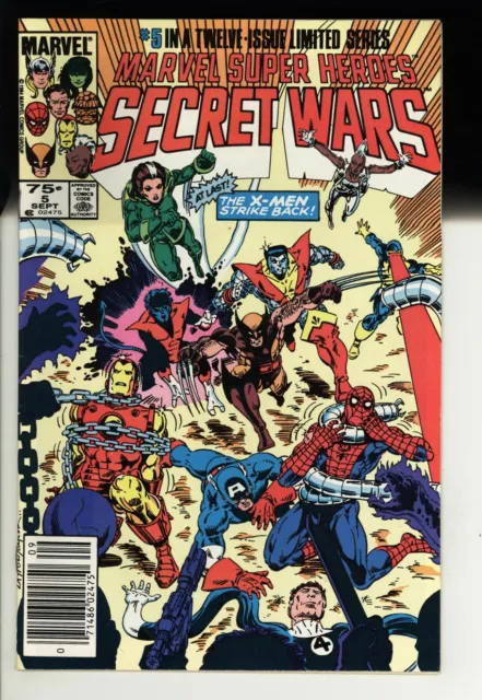 Marvel Secret Wars 5 - Signed by Beatty - 1st Appearance - High Grade 9.0 VF/NM