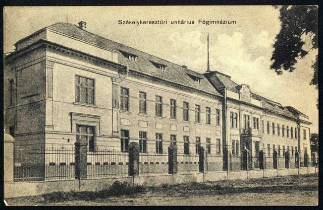 ROMANIA HUNGARY 1912  UNITARIAN SCHOOL   Székelytkeresztúri Unitárius Gimnázium