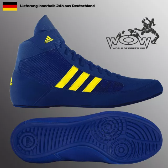 Ringerschuhe Adidas Havoc blau blue  Wrestling Shoes Ringen