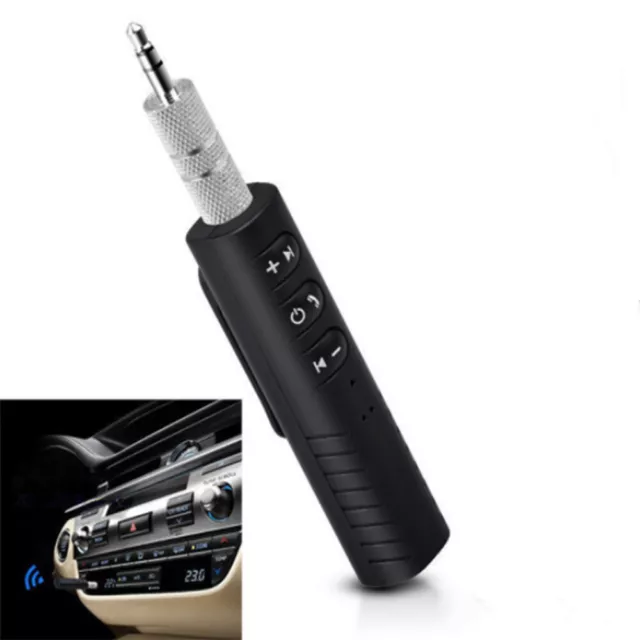Wireless Bluetooth 3.5mm AUX Audio Music Receiver Stereo Home Car Transmitter