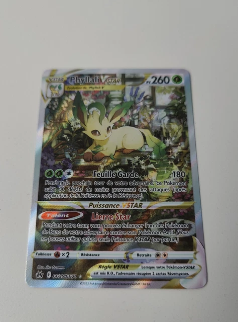 Carte Pokemon Phyllali Vstar GG35/GG70 EB12.5 Zénith Suprême FR Neuf