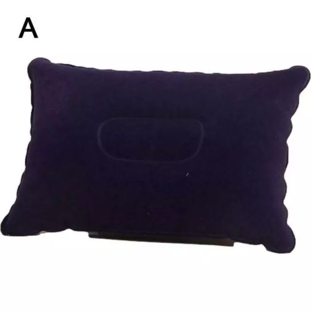 Inflatable Camping Pillow Blow Up Festival Outdoors Accessory Travel T4W3
