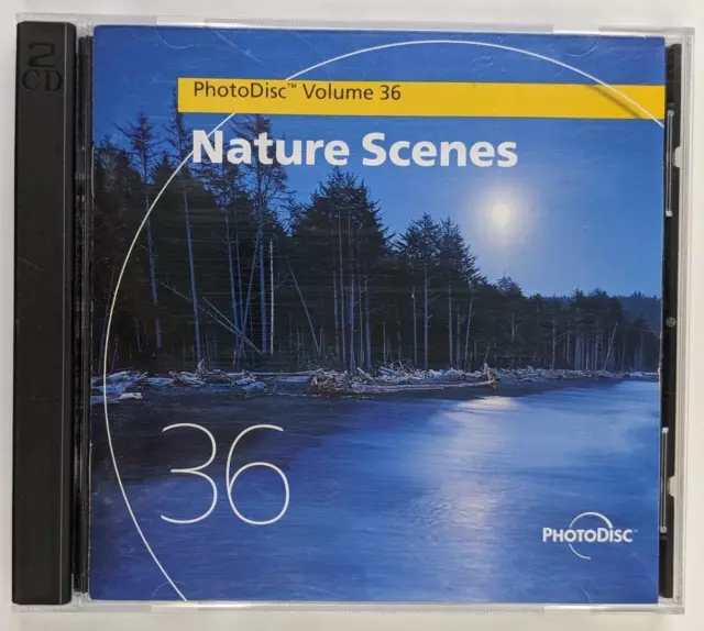CD de fotos de stock libres de regalías de 36 escenas de la naturaleza PhotoDisc