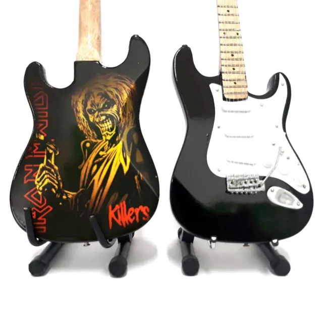 FENDER STRATOCASTER Iron Maiden Guitare IN Miniature Mini Guitar- Mini Guitarra