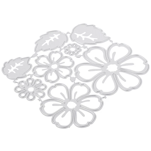 Herramienta de troquelado Papercraft morir sello de estampado de flores boda álbum de recortes hoja