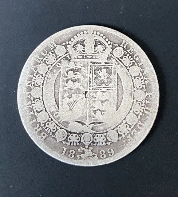 SILVER QUEEN VICTORIA British half crown coin 1889 £7.50 PicClick UK