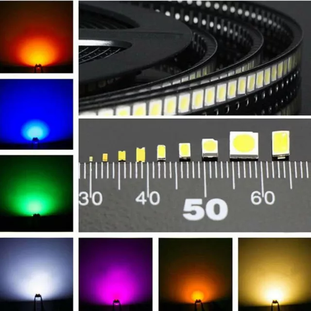 SMD / SMT LED 0402 0603 0805 5050 1206 3528 - Red Yellow Blue Green White Orange