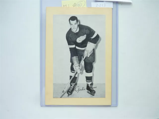Vintage Hockey Photo 1944/64 Beehive Corn Syrup Group Detroit Gordie Howe No213