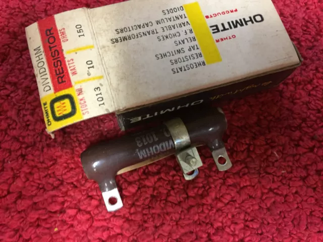 1013 Ohmite    150 Ohm 10 Watt    Dividohm Resistor