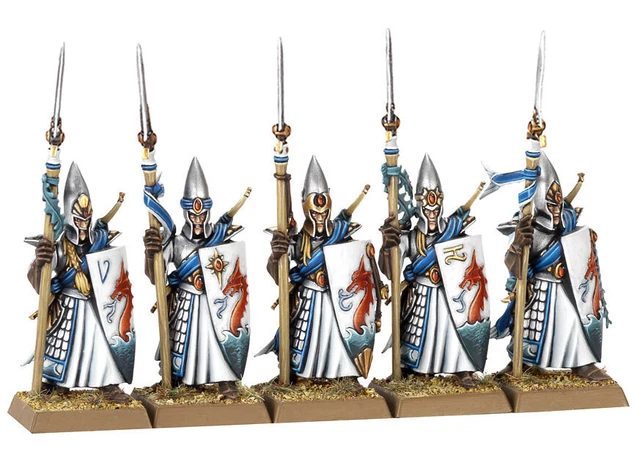High Elf Lothern Seaguard - 5 miniatures, new on sprue