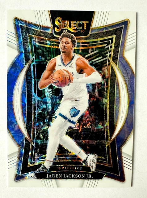 2024-25 PANINI SELECT #48 Jaren Jackson Jr. White Wave Prizm #/99