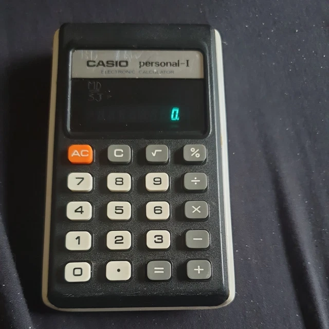 Casio personal M-1 année 70 - Collection