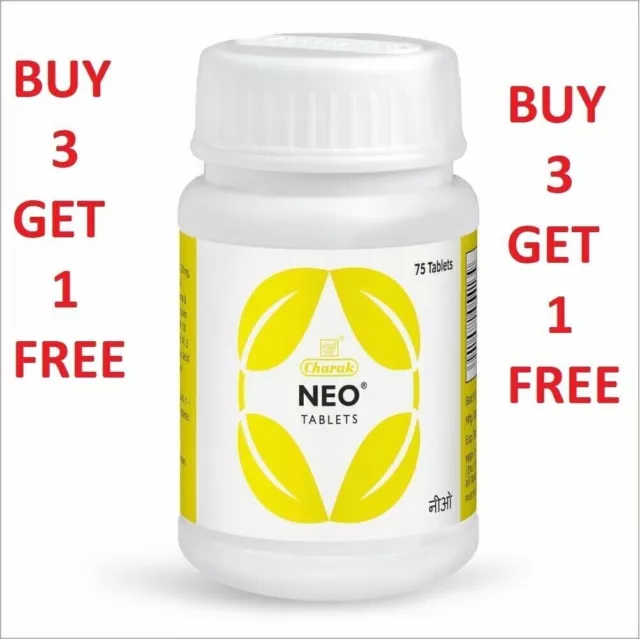 Charak Neo Tablet Herbal Best Ayurvedic 75 Comprimés ACHETER 3 OBTENIR 1...