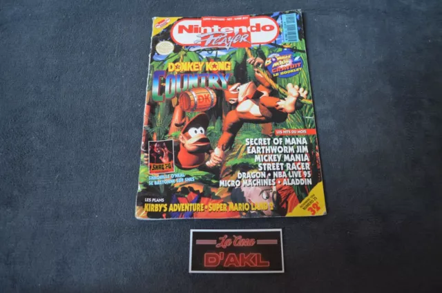 Magazine Jeux Vidéos Nintendo Player n°25 - Donkey Kong Country S. of Mana Kirby