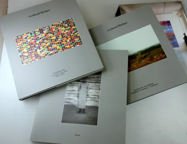 GERHARD RICHTER Bonn 3 Bd. Ausstellung Katalog Essays Werksübersicht 1962-1993