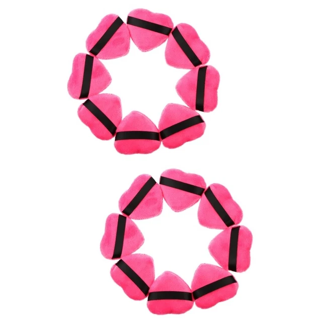 16 pz soffio fascia per cuore nappa di polvere spugna pasta sfoglia fiocco essiccante bambino