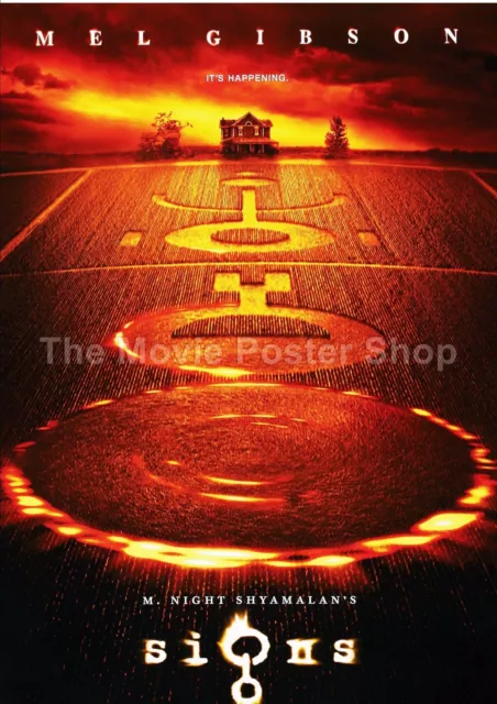 Signs Movie Poster A1 A2 A3