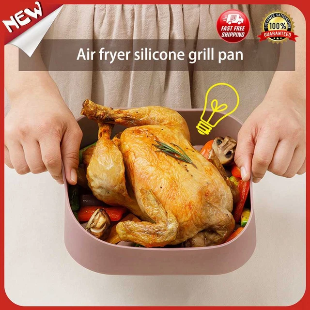 Gadgets de cocina freidora de aire del Reino Unido placa freidora de aire para hornear barba de campamento familiar