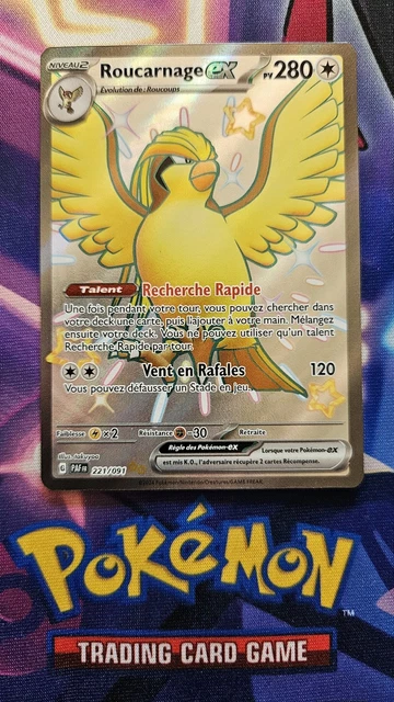 Roucarnage ex 221/091 Destinées de Paldea EV4.5 carte Pokémon Roucarnage ex 221/091 Destinées de Paldea EV4.5 carte Pokémon