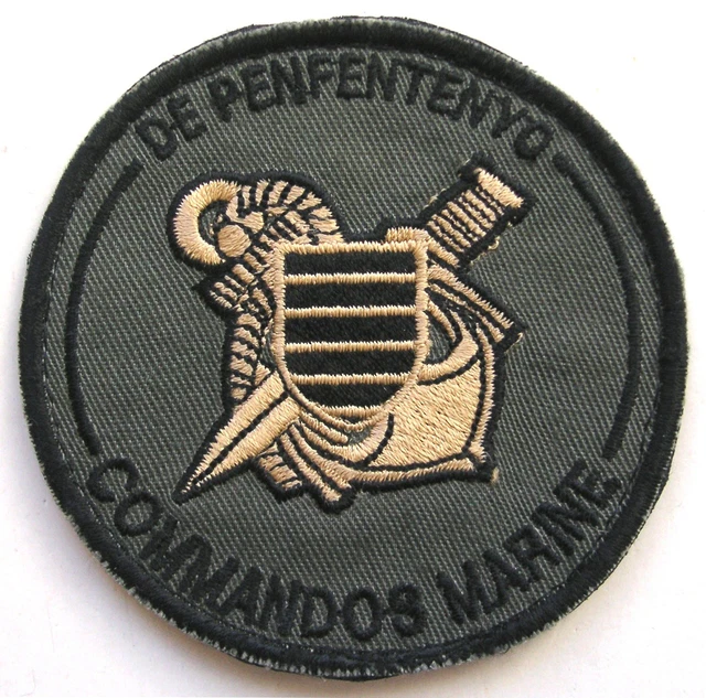 Patch Commando Marine Ponchardier – Insigne Tissu Original France – Scratch