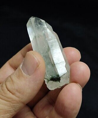 An Aesthetic Natural Quartz crystal with chlorite inclusions 49 grams 9