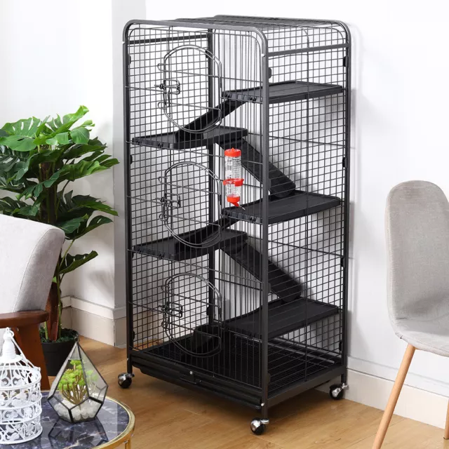 METAL FERRET RABBIT Cage Multi Level Hutch Cage Pet Pig Bunny