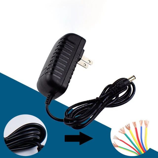 Adaptateur Secteur 12V 2A Avec Câble 2,5m - Transformateur IP44 Pour Jardin Et Bande LED