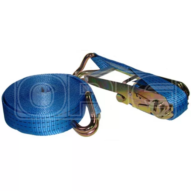 Maypole Ratchet Tie Down Strap / Hooks - 10m x 50mm (61210)