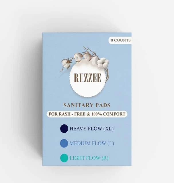 Ruzzee Ultradünne Damenbinden Combo für Damen, 16er-Pack (Combo)