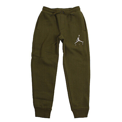 Nike Jumpman Fleece Pant Pantalone Verde in Cotone Da Bambino 955215-X34 86483