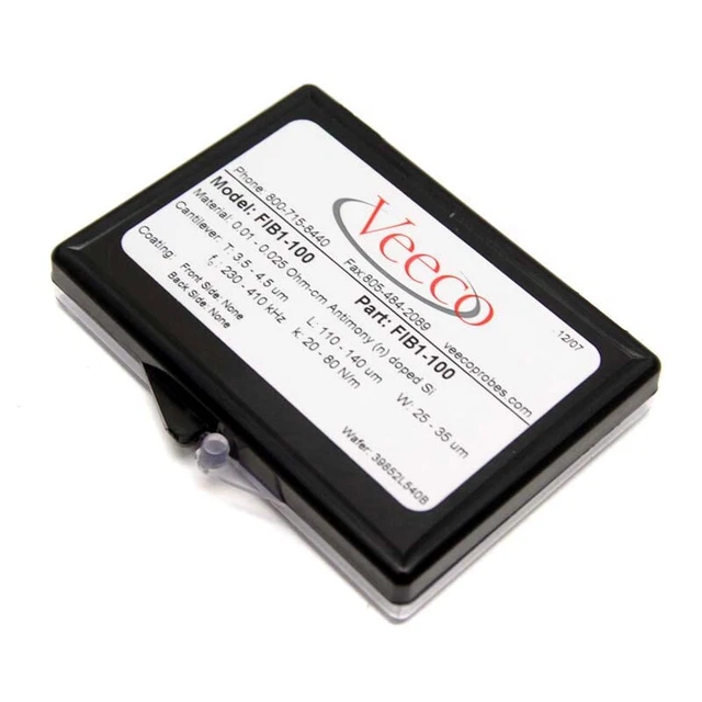 Lot of 5 NEW Veeco FIB1-100 High Aspect Ratio Vx & UVx Automated AFM Probes
