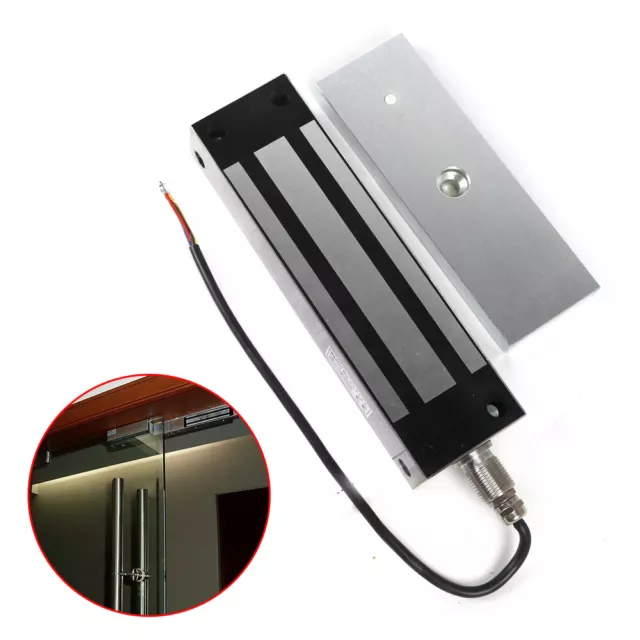 ELECTRONIC MAGNETIC DOOR Lock 500kg/1200lbs Holding Force ...