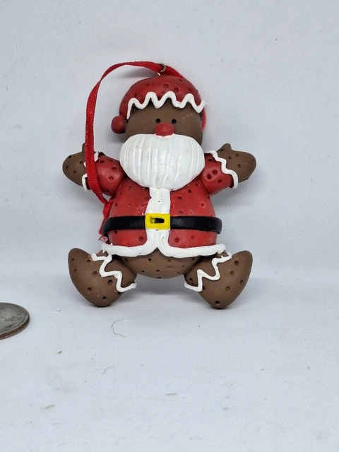 Vintage House of Lloyd 1996 - Gingerbread Man Santa Claus Themed - Rare Vintage