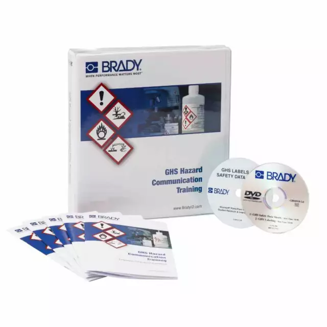 Brady Corporation 132428 GHS Hazard Communication Training Program Kit