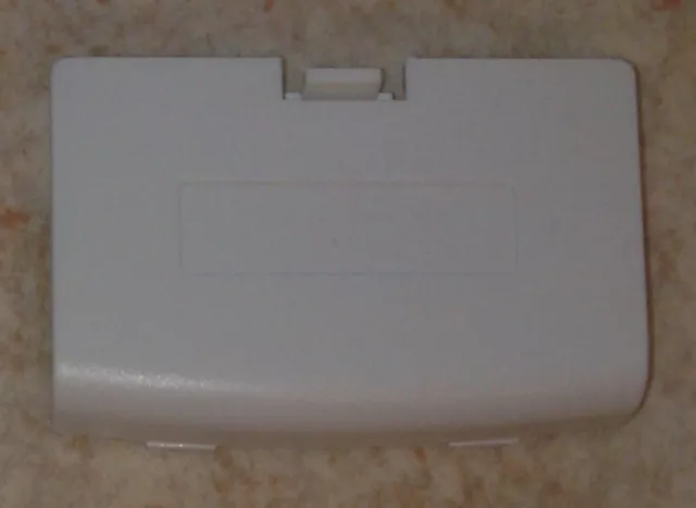 Cache Pile Blanc Arctic - NEUF - Game Boy Advance - Gameboy GBA - Battery Cover