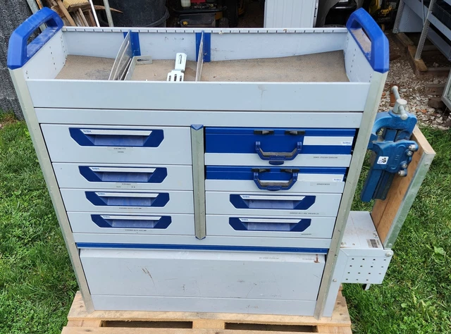 Schneck Fahrzeugregal 1200x400x1000mm - Alu Regal Für Transporter Ausbau