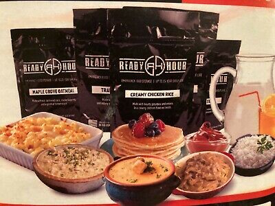 000Ready Hour 144 HR Meal Kit Emergency Food Survival Supply 5 PDS 6 Day Ration