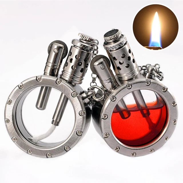 Vintage Kerosene Lighter Creative Transparent Design Antique Look
