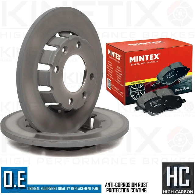 Disques De Frein Avant & Arrière + Plaquettes Mintex Pour Nissan Patrol 2.8TD 3.0 Di