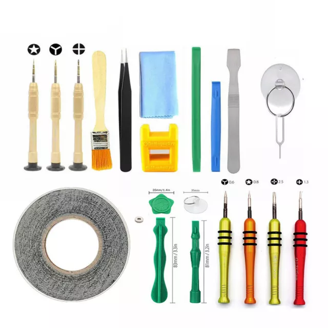 Cell Phone Repair Screwdriver Kit Tool Screen Removal Adhesive Stick for Phones