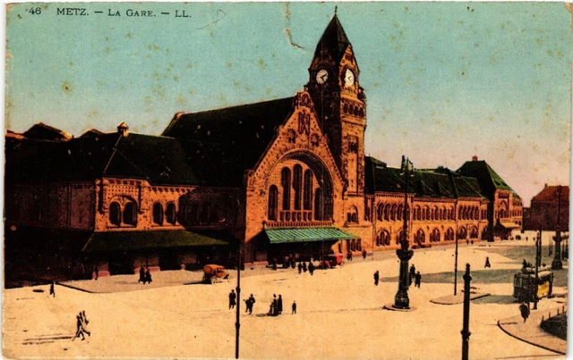 CPA AK METZ - La Gare (650940)